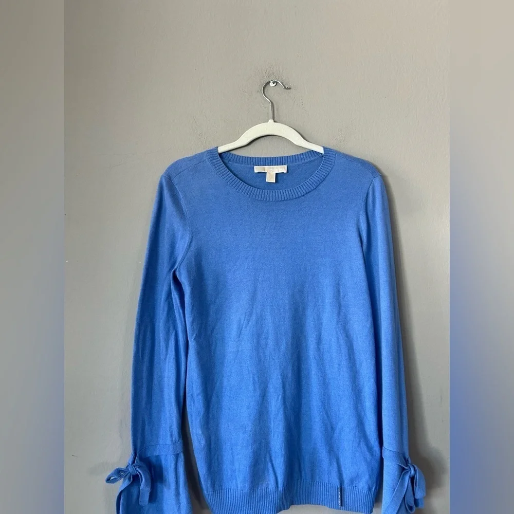 Michael Kors Blue Knit Sweater